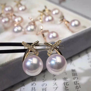 mikimoto same quality akoya pearl earrings