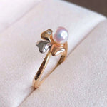 Load image into Gallery viewer, akoya pearl ring
