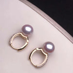 Load image into Gallery viewer, real pearl earrings from oyster
