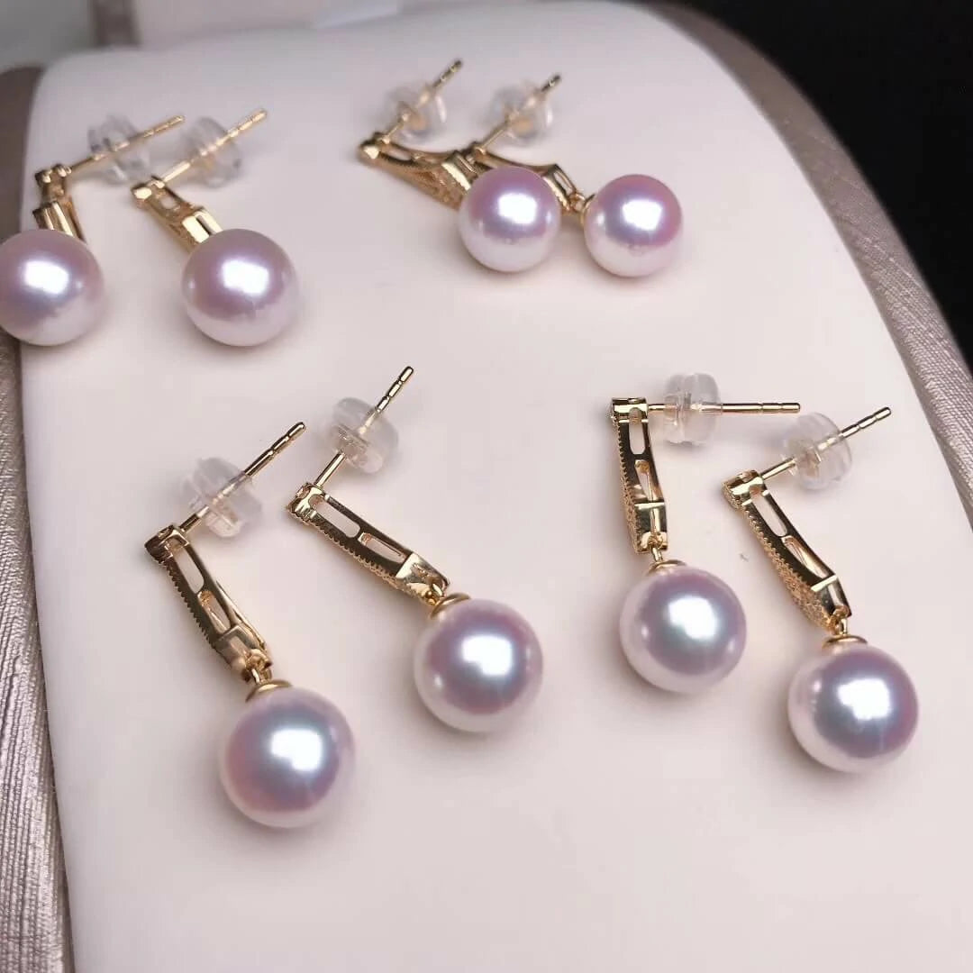 classic pearl earrings