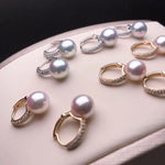 Load image into Gallery viewer, women&#39;s pearl earrings
