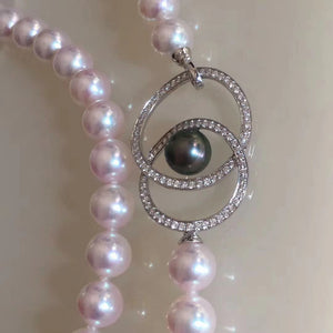  Japanese akoya pearl stud necklace