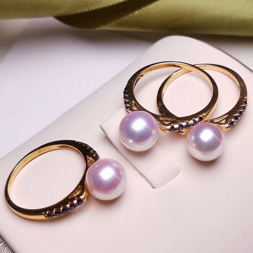 mother of pearl rings