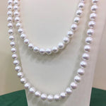 Load image into Gallery viewer, red Japanese akoya pearl necklace

