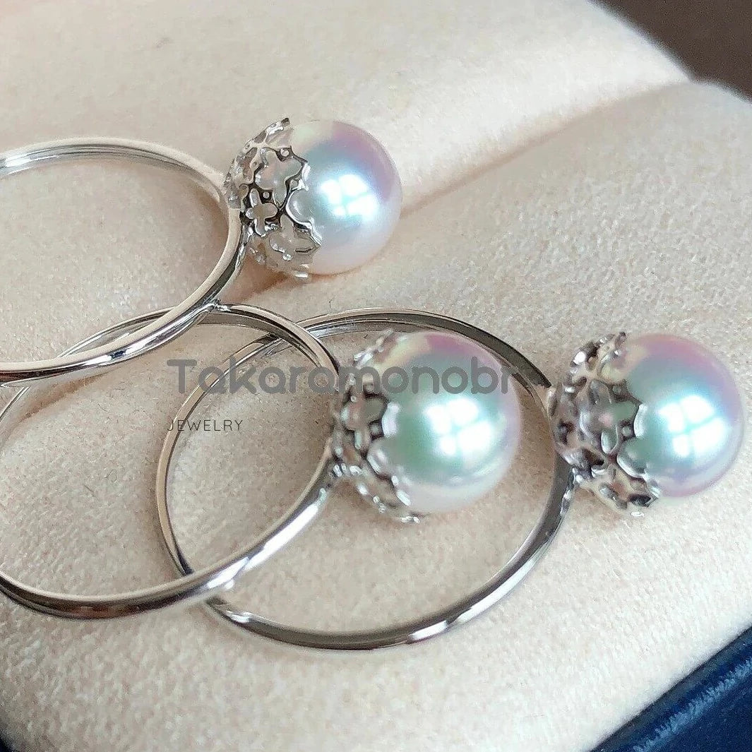 Japanese akoya pearl ring starter kit