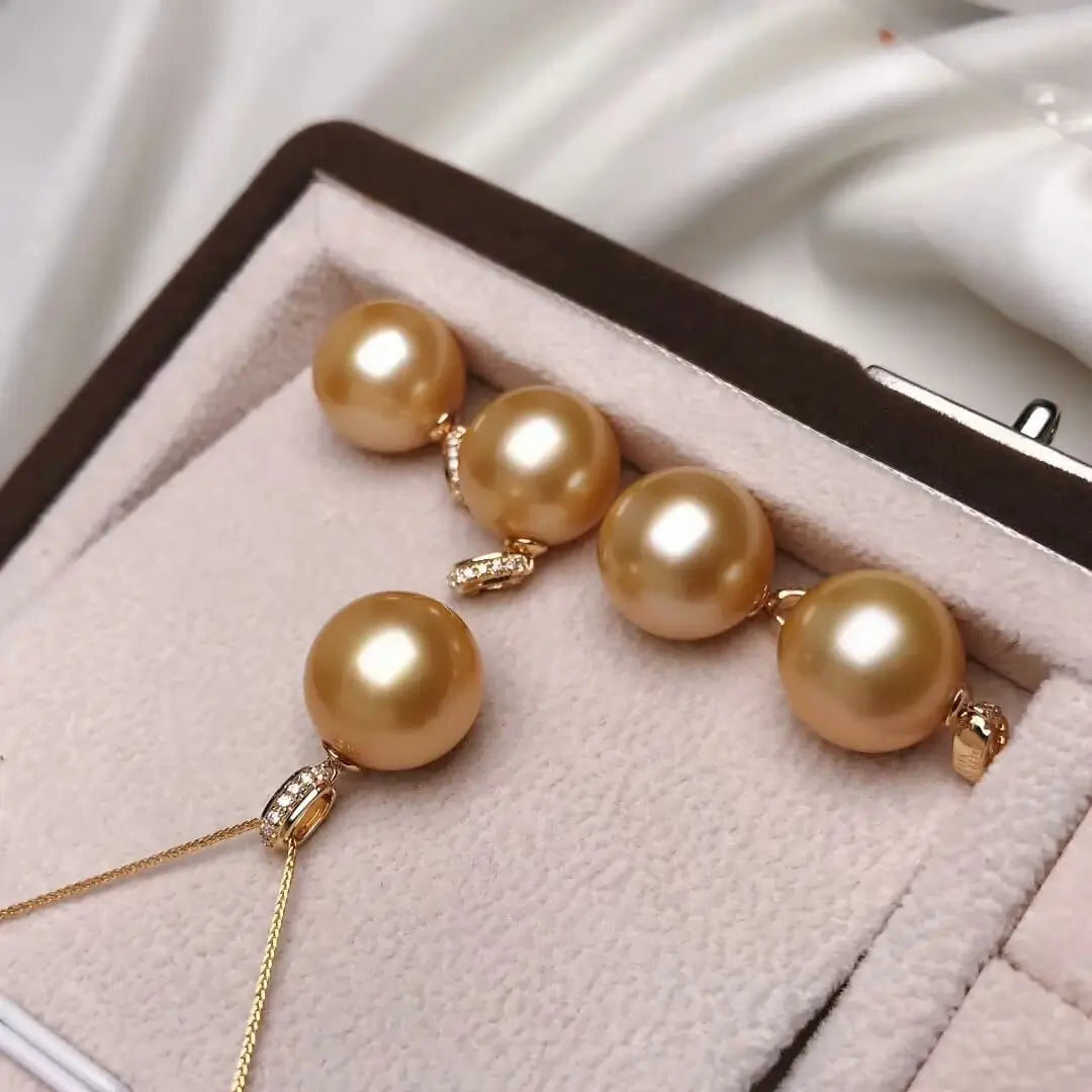 golden pearl jewelry
