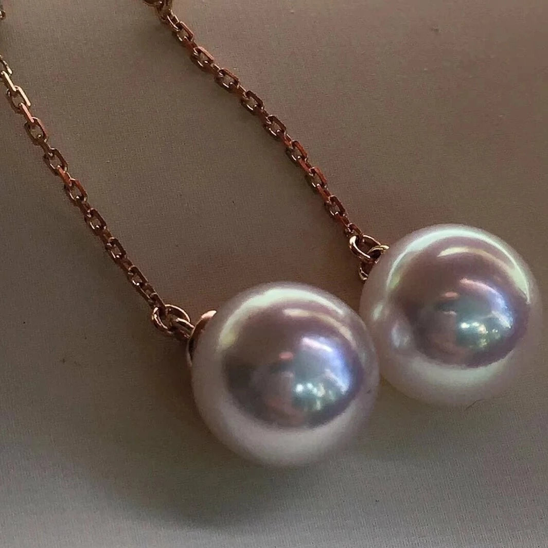 mikimoto white pearl earrings