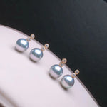 Load image into Gallery viewer, women real pearl earrings
