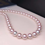 Load image into Gallery viewer, japanese akoya pearl necklace with certificate
