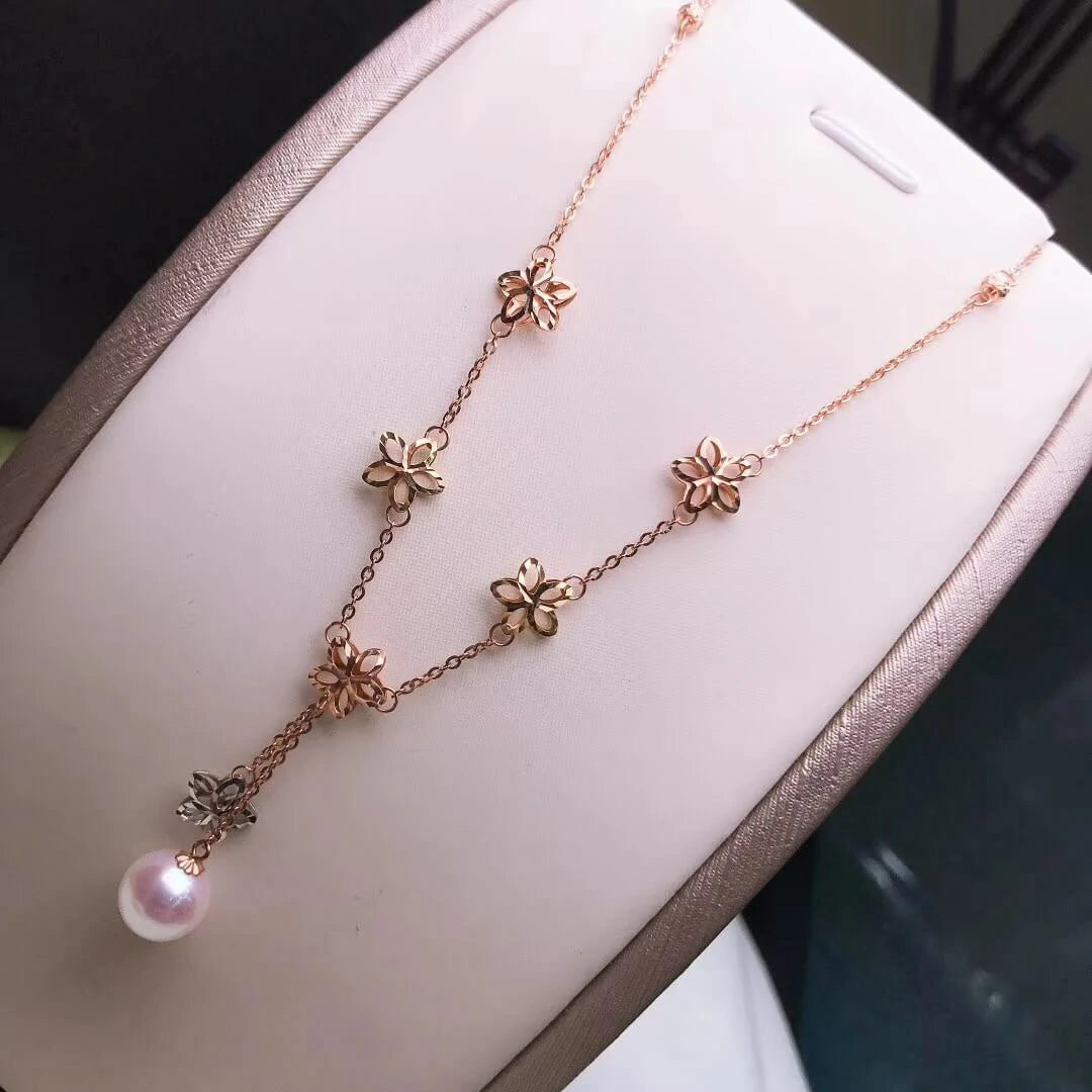 women's pearl choker necklaces