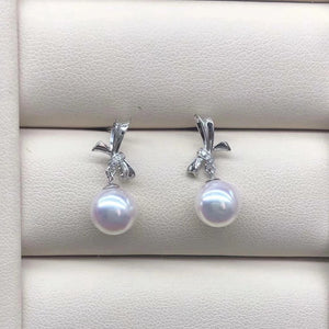 cotton Japanese akoya pearl jewelry