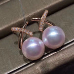 Load image into Gallery viewer, mikimoto akoya pearl earrings
