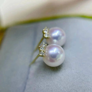 girls Japanese akoya pearl jewelry