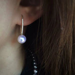 Load image into Gallery viewer, mikimoto hook earrings style
