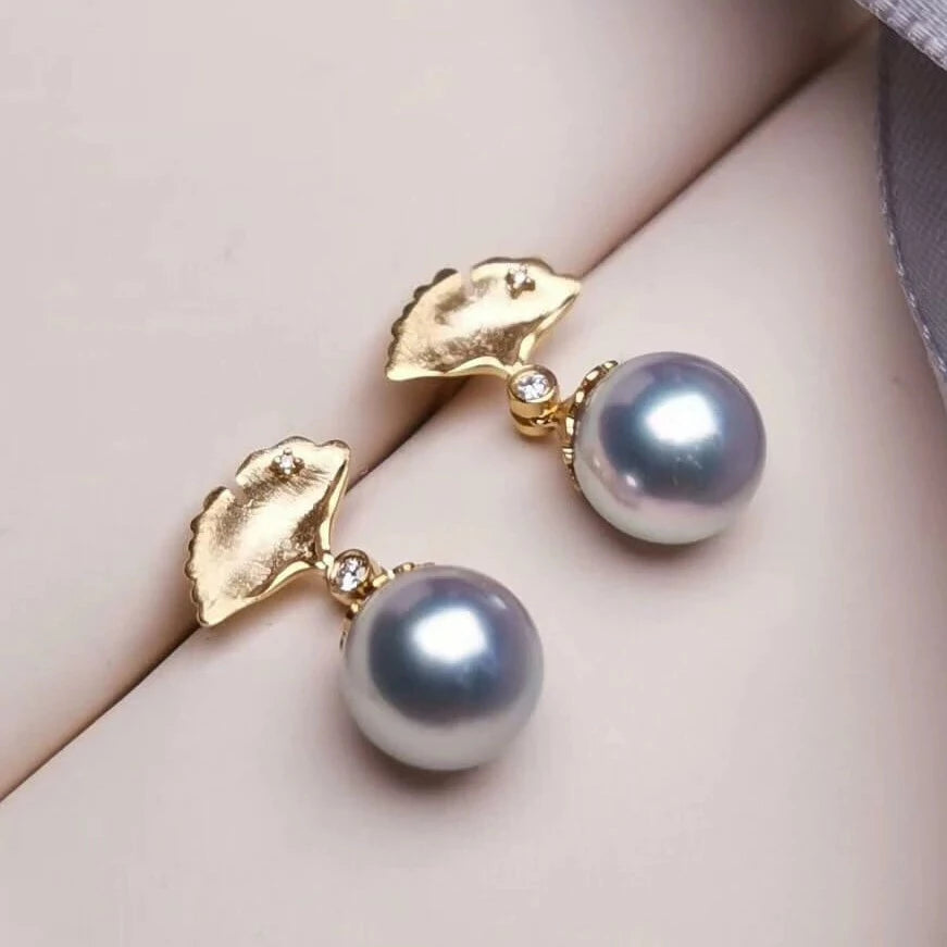 Japanese akoya pearl deals earrings