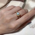 Load image into Gallery viewer, diamond pearl ring

