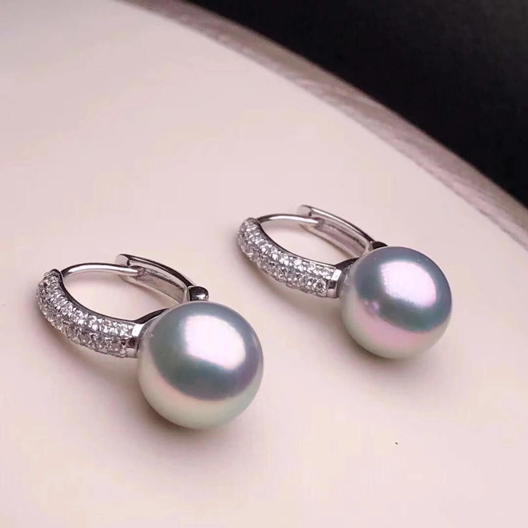 silver blue cultured pearl price