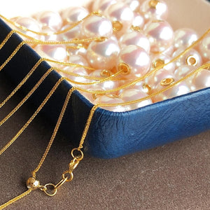 mens Japanese akoya pearl earnecklace