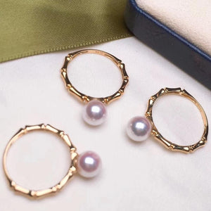 natural Japanese akoya pearls