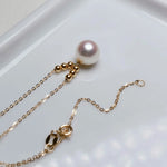 Load image into Gallery viewer, little gold ball akoya pendant

