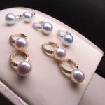 Load image into Gallery viewer, south sea cultured pearl stud earrings
