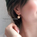 Load image into Gallery viewer, large baroque pearl earrings
