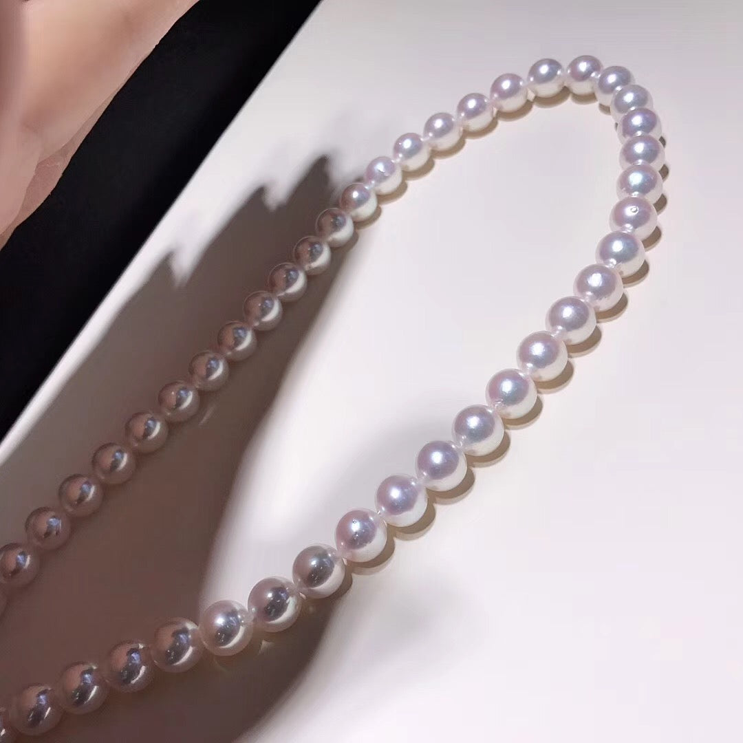 necklace mounting for Japanese akoya pearl