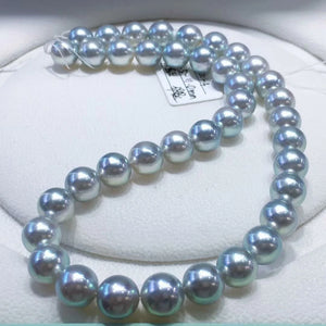 blue akoya pearls value