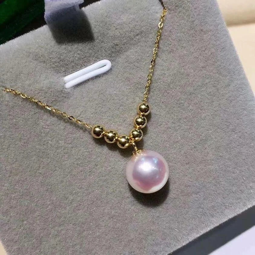 authentic Japanese akoya pearls necklace