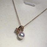 Load image into Gallery viewer, Japanese akoya pearl Japanese akoya pearl necklace 8mm
