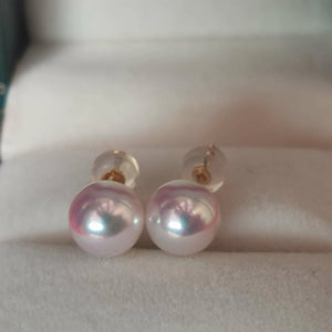 vintage mikimoto pearl earrings
