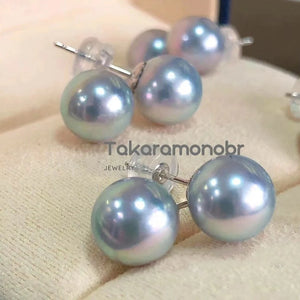 blue akoya pearl