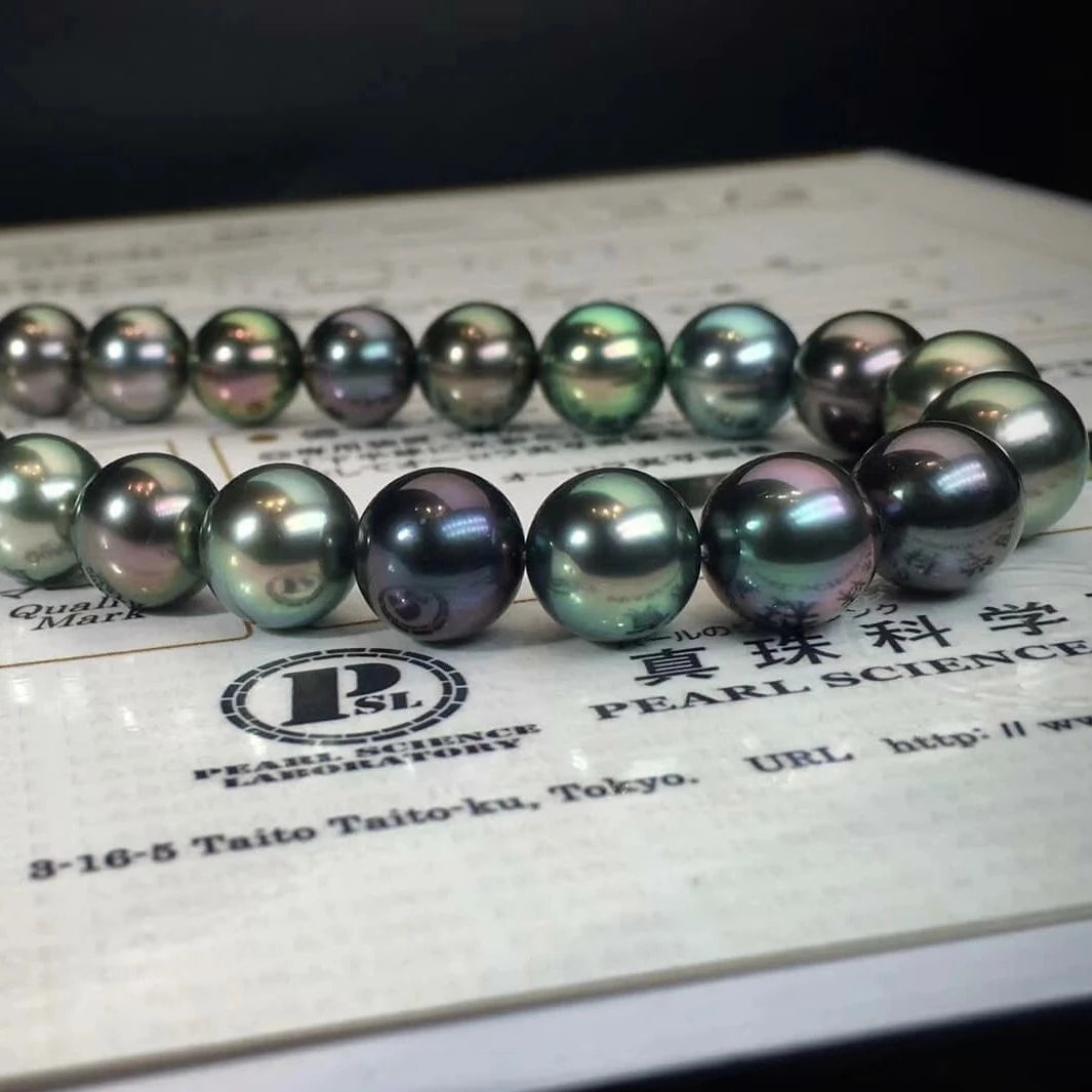 pearl necklace with name psl certificate