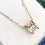 Load image into Gallery viewer, 18k gold akoya pendant
