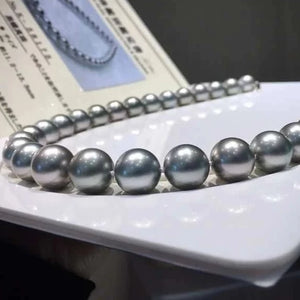 blue pearl necklace with top psl certificates