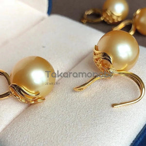 pearl cross earrings