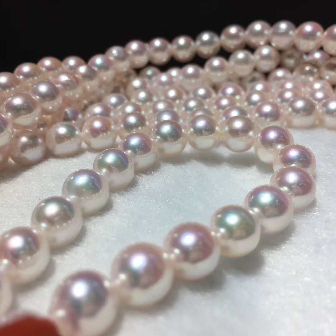 Japanese akoya pearl strand