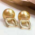 Load image into Gallery viewer, large pearl stud earrings
