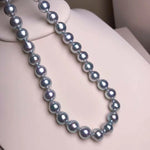 Load image into Gallery viewer, white gold and pearl necklace
