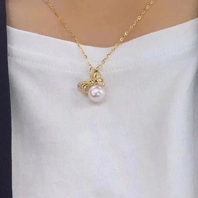 rose pearl necklace