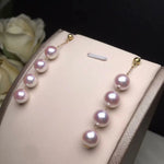 Load image into Gallery viewer, pearl cluster drop earrings akoya
