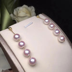 Load image into Gallery viewer, 4 pearls drop earrings
