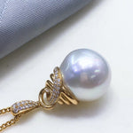 Load image into Gallery viewer, half white south sea pearls for crafts
