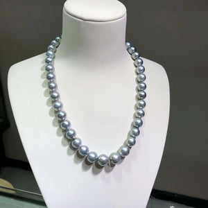 16 inch tahitian silver blue tahitian pearl necklace