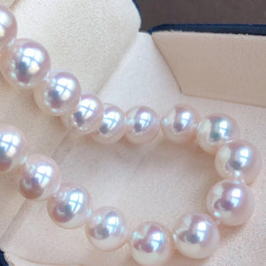 little girl Japanese akoya pearl jewelry