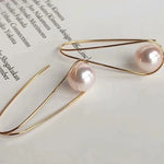 Load image into Gallery viewer, Japanese akoya pearl earrings size 5
