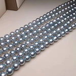 Load image into Gallery viewer, single pearl necklace silver
