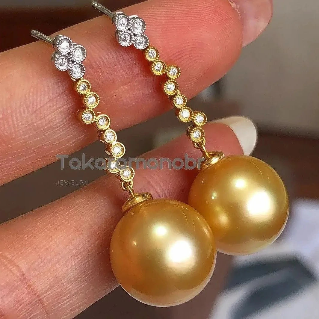 fashion pearl hoop earrings