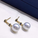 Load image into Gallery viewer, white south sea pearl eaearrings
