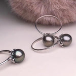 Load image into Gallery viewer, tahitian pearl rings
